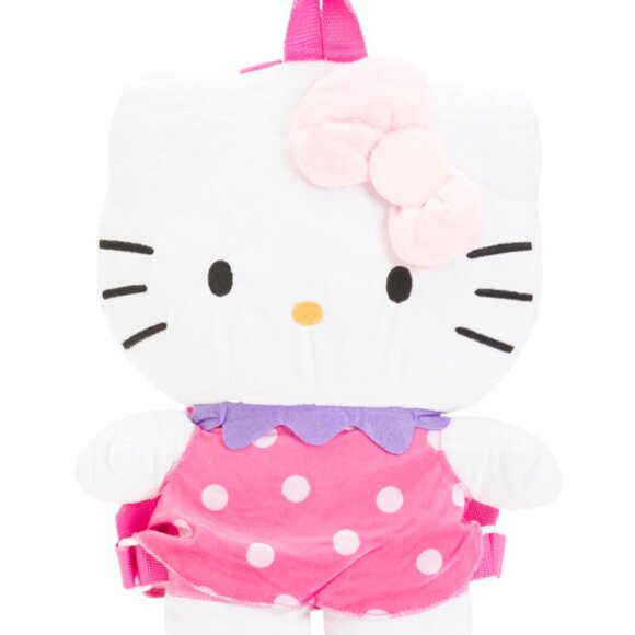 Other - #HK-2035 HELLO KITTY 14in Hello Kitty Polka Dot Figural Backpack